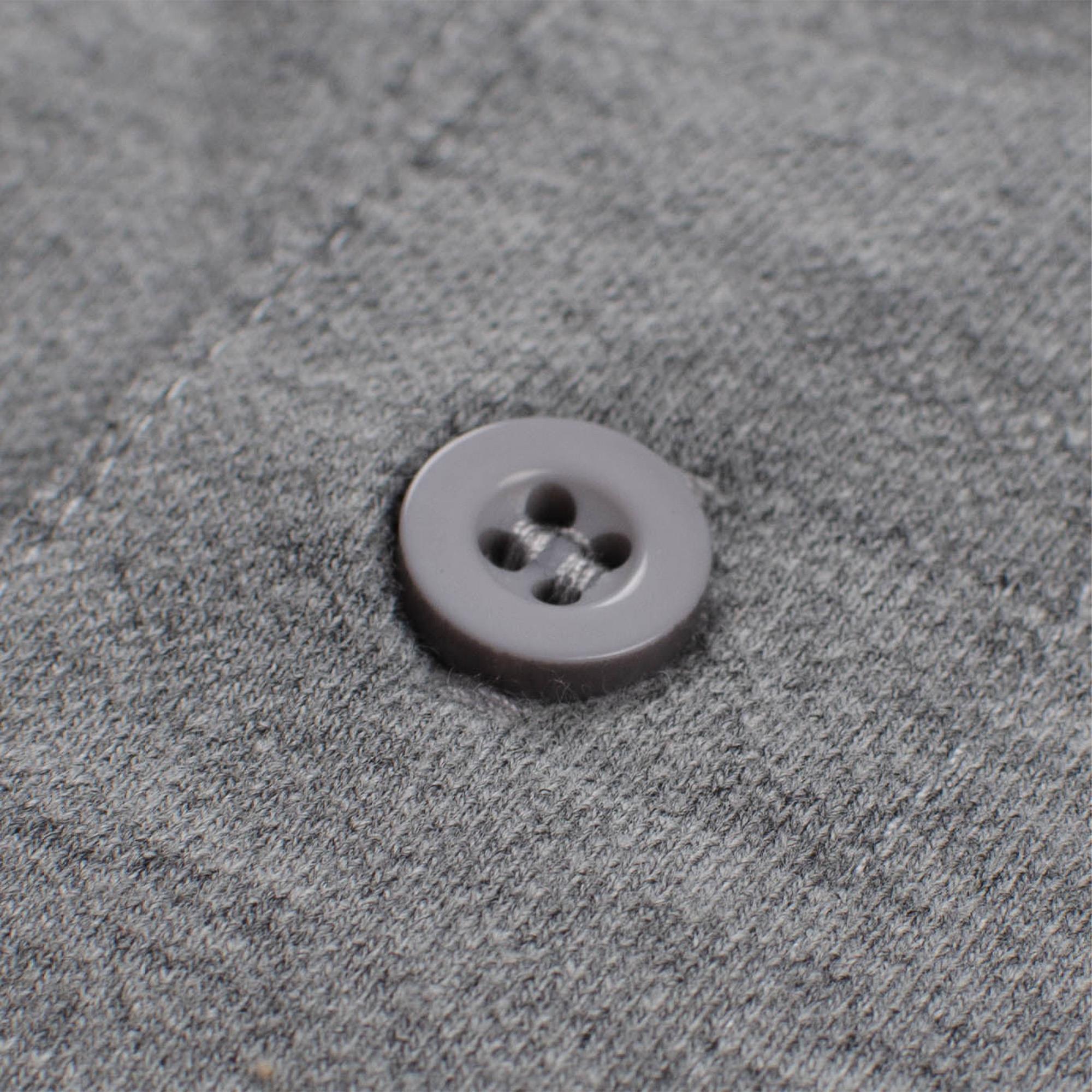 Jones Original Red Golf Bag Badge Mens Polo Shirt Grey